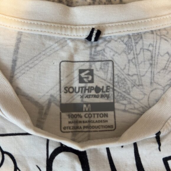 Vintage Astro Boy SouthPole Graphic Tee – Size M (Authentic, 100% Cotton) - Picture 3 of 4
